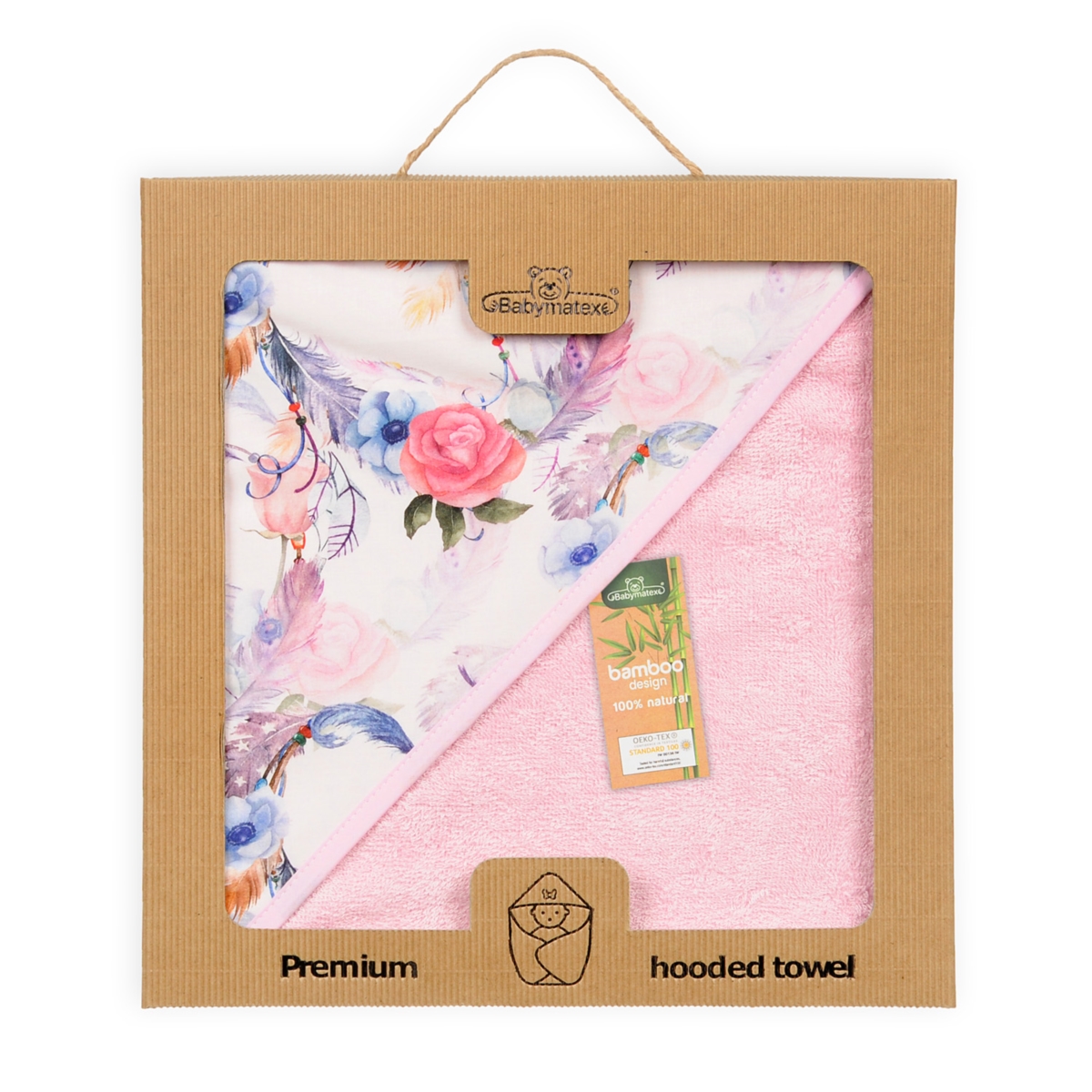 BABYMATEX KĄPIELOWE OKRYCIE BAMBOO 100X100