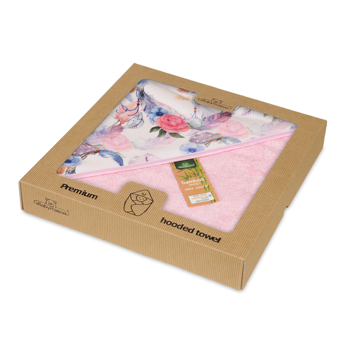 BABYMATEX KĄPIELOWE OKRYCIE BAMBOO 100X100