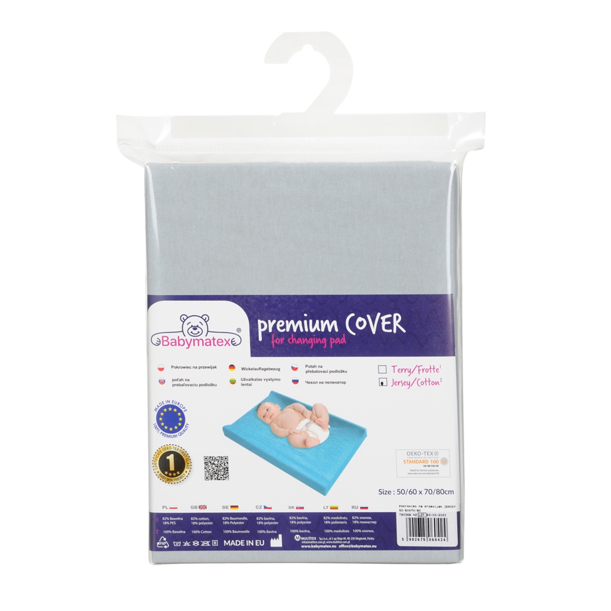 BABYMATEX POKROWIEC NA PRZEWIJAK JERSEY