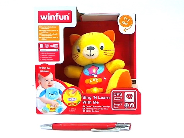 WINFUN PRZYTULACZEK KOTEK MIAU