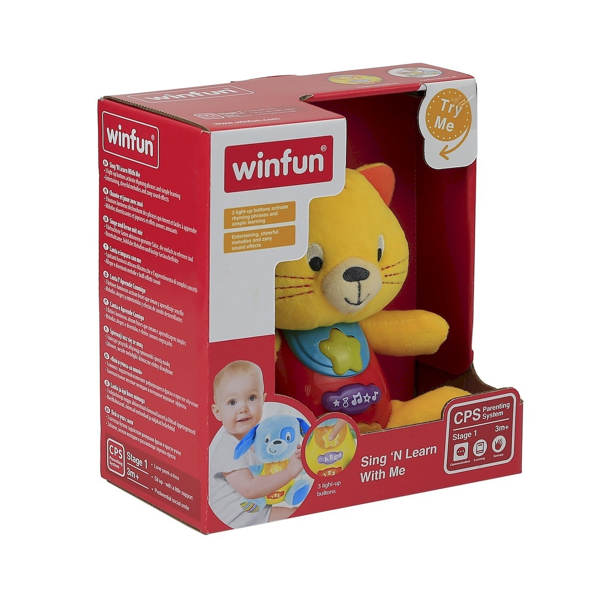 WINFUN PRZYTULACZEK KOTEK MIAU