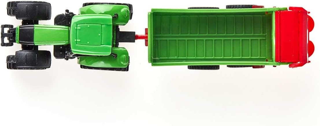 SIKU 1673 TRAKTOR Z PRZYCZEPĄ