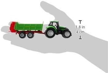 SIKU 1673 TRAKTOR Z PRZYCZEPĄ