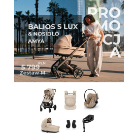 CYBEX ZESTAW BALIOS S LUX ALMOND BEIGE L