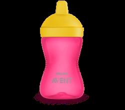AVENT KUBEK Z TWARDYM USTNIKIEM 18M+, 300ML GIRL 8