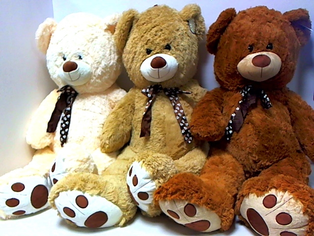 PLUSZ MIŚ 3 KOLORY 60CM