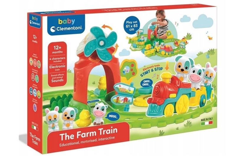 Interaktywny Pociąg Farmera Clementoni 17391