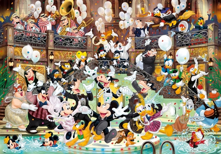PUZZLE 6000 HQC DISNEY GALA  CLEMENTONI