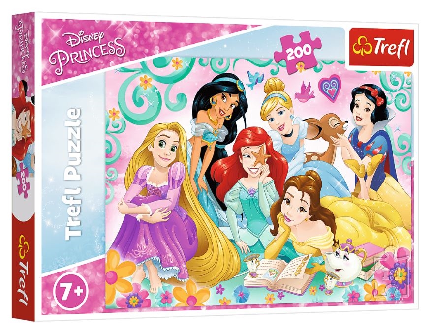 Puzzle - 200 - Radosny świat księżniczek -13268