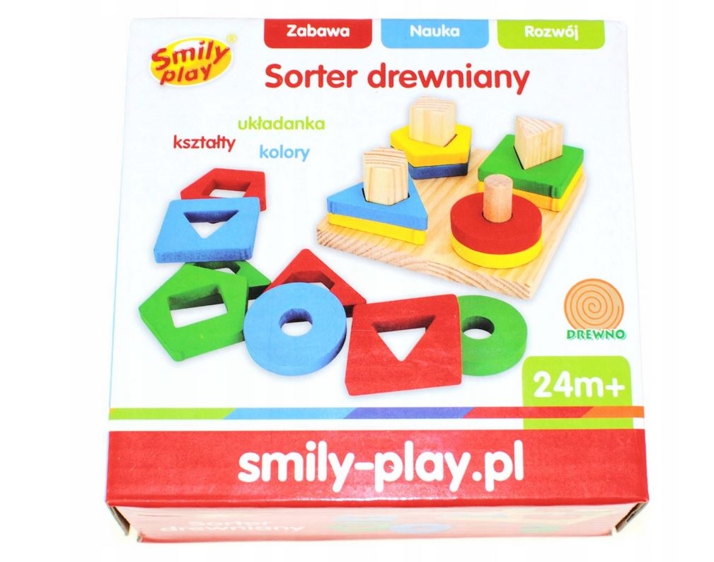 SMILY PLAY - SORTER DREWNIANY