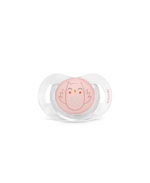 SUAVINEX SMOCZEK 0-6 RÓŻOWA SOWA