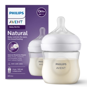 AVENT NATURAL 3 BUTELKA 0 M, 125 ML  900/01