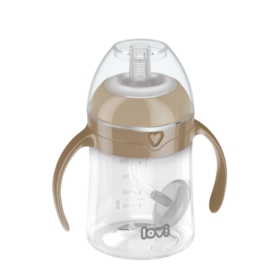 LOVI KUBEK Z OBCIĄŻONĄ SŁOMKĄ 150 BROWN 35/363