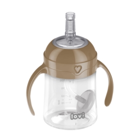 LOVI KUBEK Z OBCIĄŻONĄ SŁOMKĄ 150 BROWN 35/363