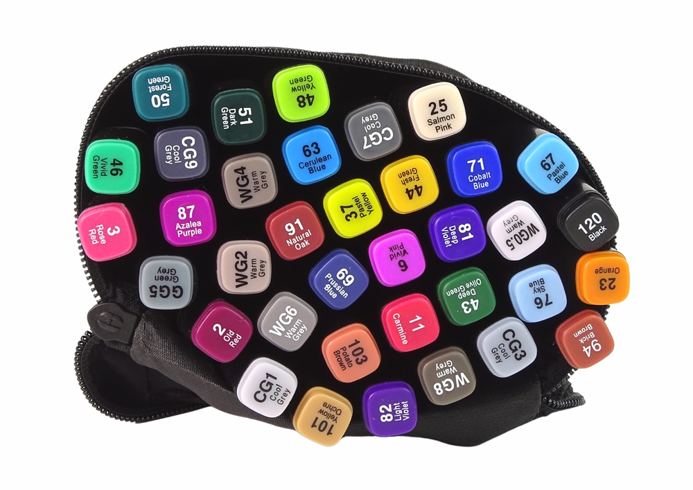 Zestaw Pisaków Markerów Touch PRO 36 SZT Torba Mar