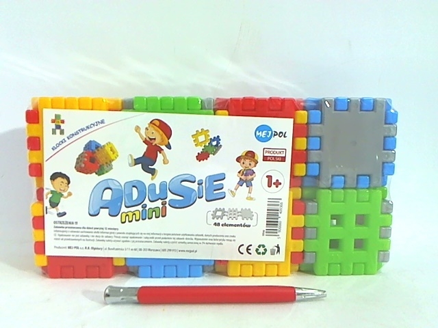 KLOCKI KONSTRYKCYJNE ADUSIE MINI - 48 ELEMENTÓW