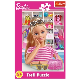 TREFL PUZZLE 100 POZNAJ BARBIE