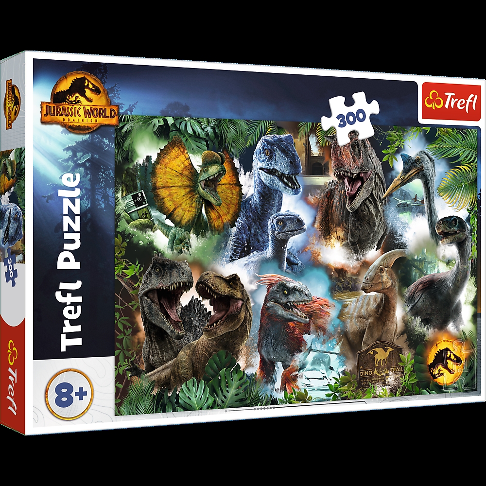Puzzle - 300 - Ulubione dinozaury - Universal Jura