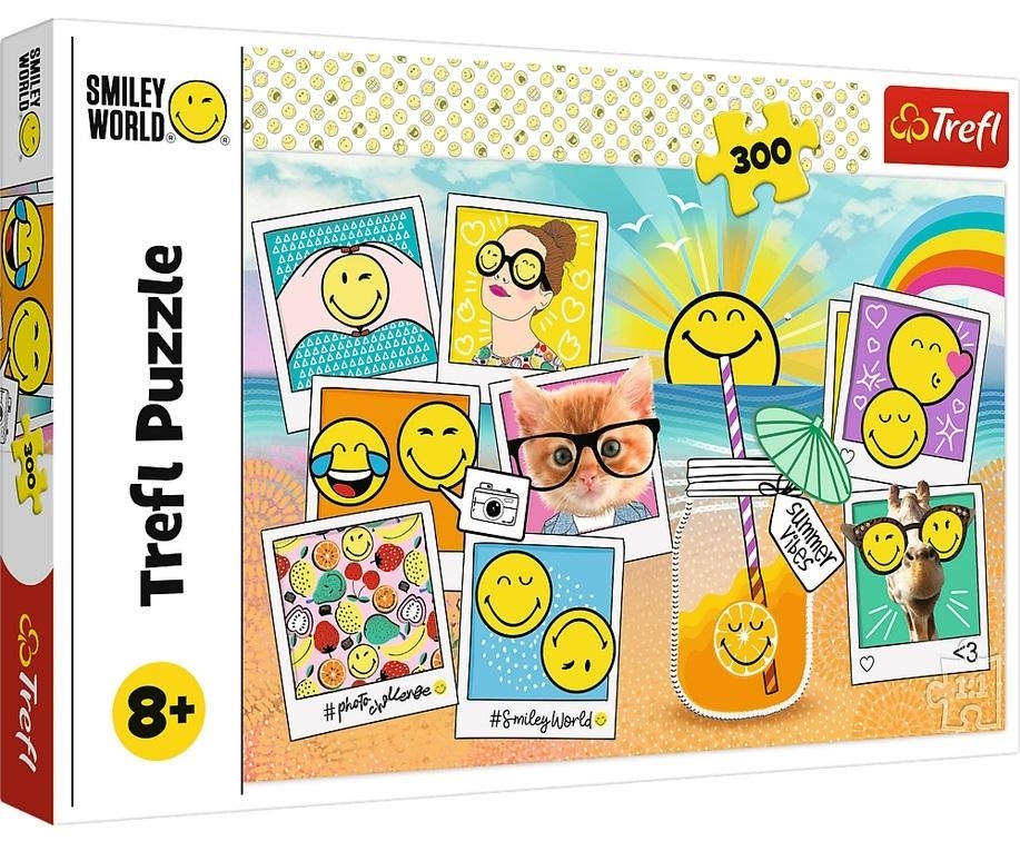 TREFL PUZZLE 300 EL SMILEY NA WAKACJACH