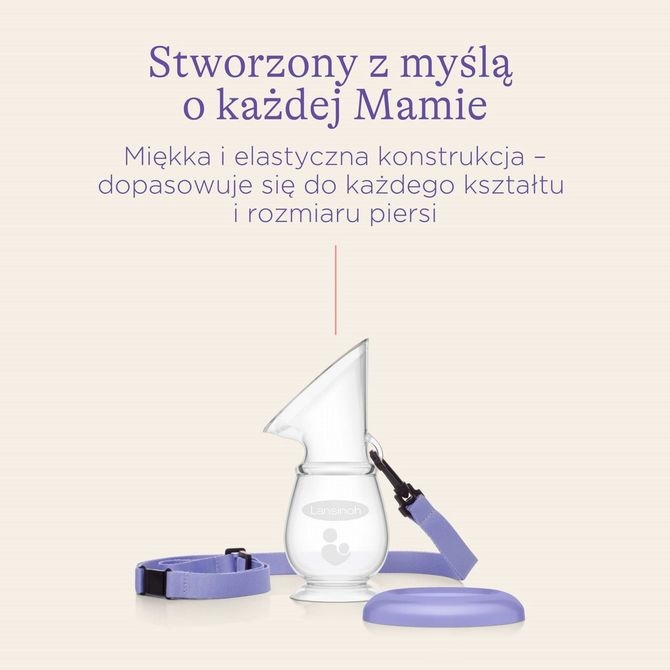 LANSINOH - SILIKONOWY KOLEKTOR POKARMU