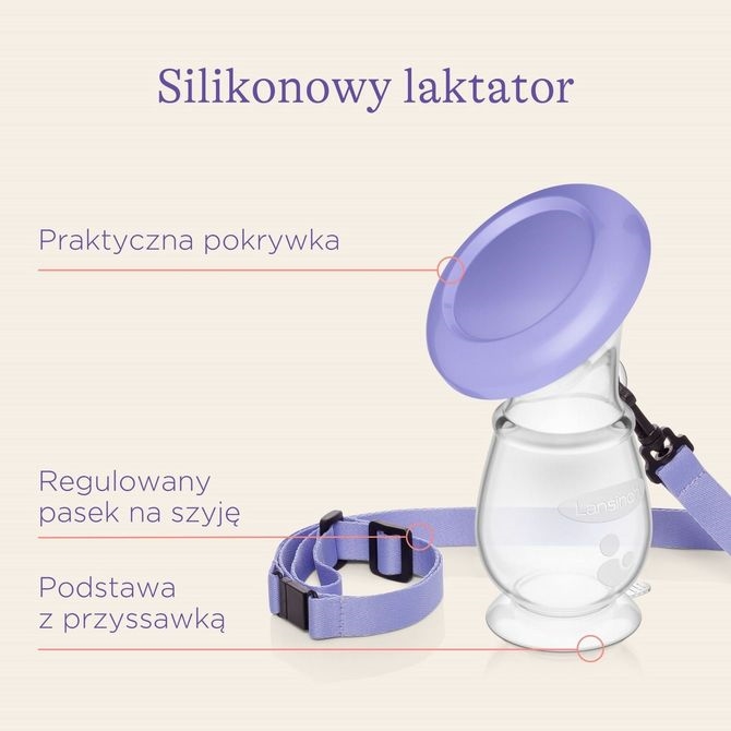 LANSINOH - SILIKONOWY KOLEKTOR POKARMU