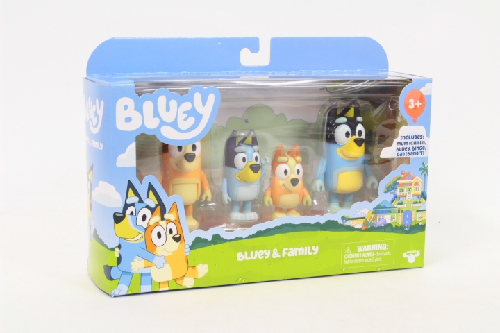 BLUEY - FIGURKI 4 SZTUKI
