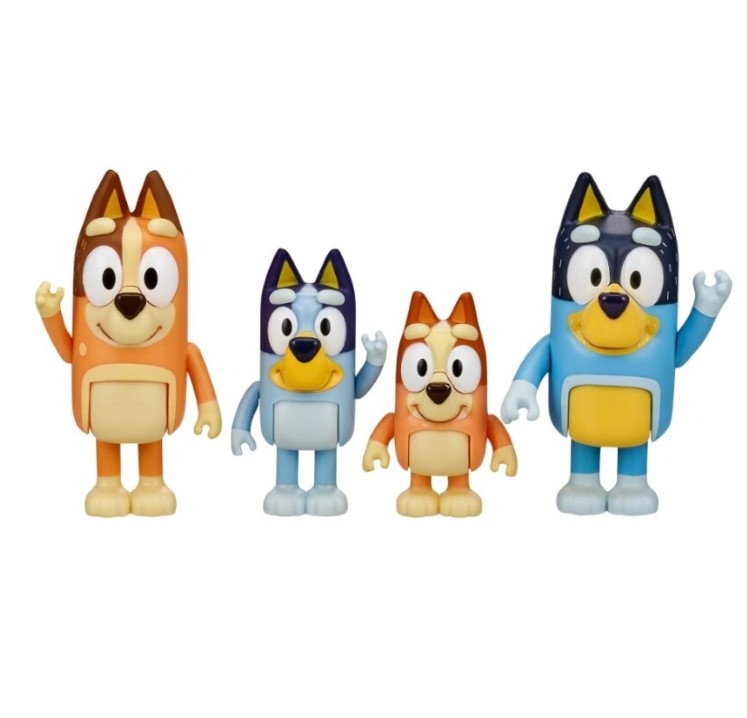 BLUEY - FIGURKI 4 SZTUKI