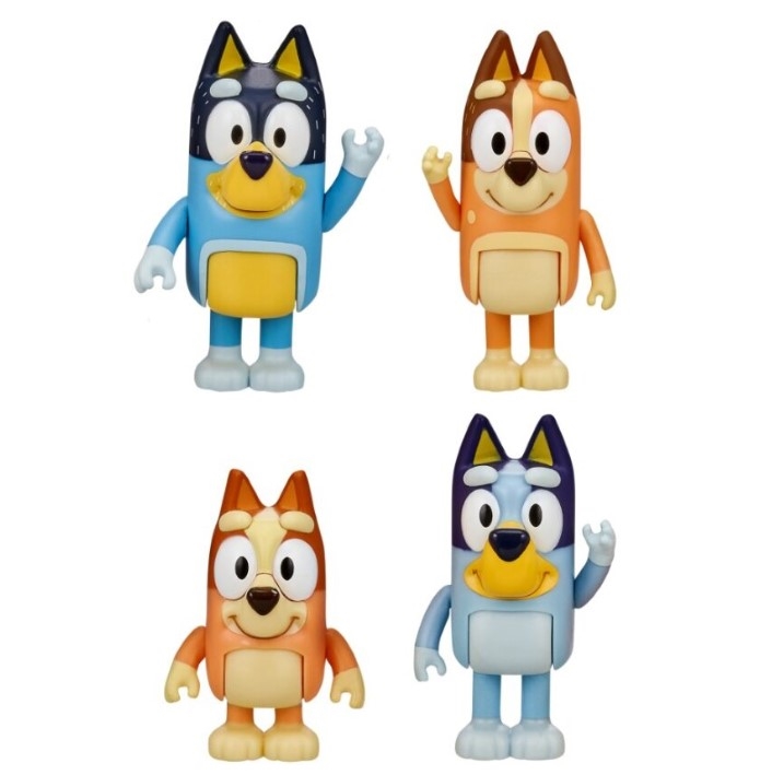 BLUEY - FIGURKI 4 SZTUKI
