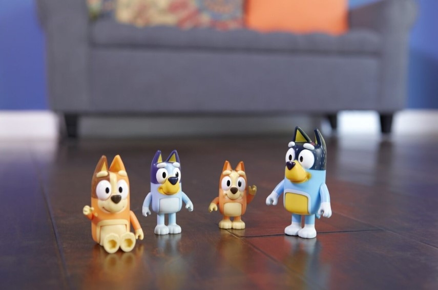 BLUEY - FIGURKI 4 SZTUKI