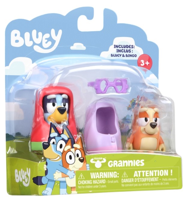 BLUEY - ZESTAW 2 FIGUREK - GRANNIES