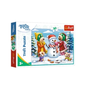 TREFL PUZZLE 30 ZIMOWE ZABAWY TREFLIKÓW 18300