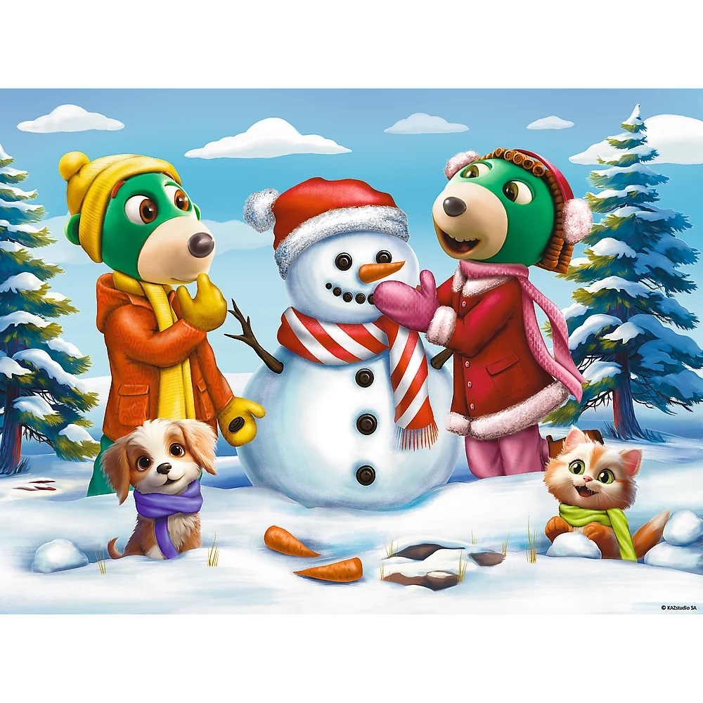 TREFL PUZZLE 30 ZIMOWE ZABAWY TREFLIKÓW 18300
