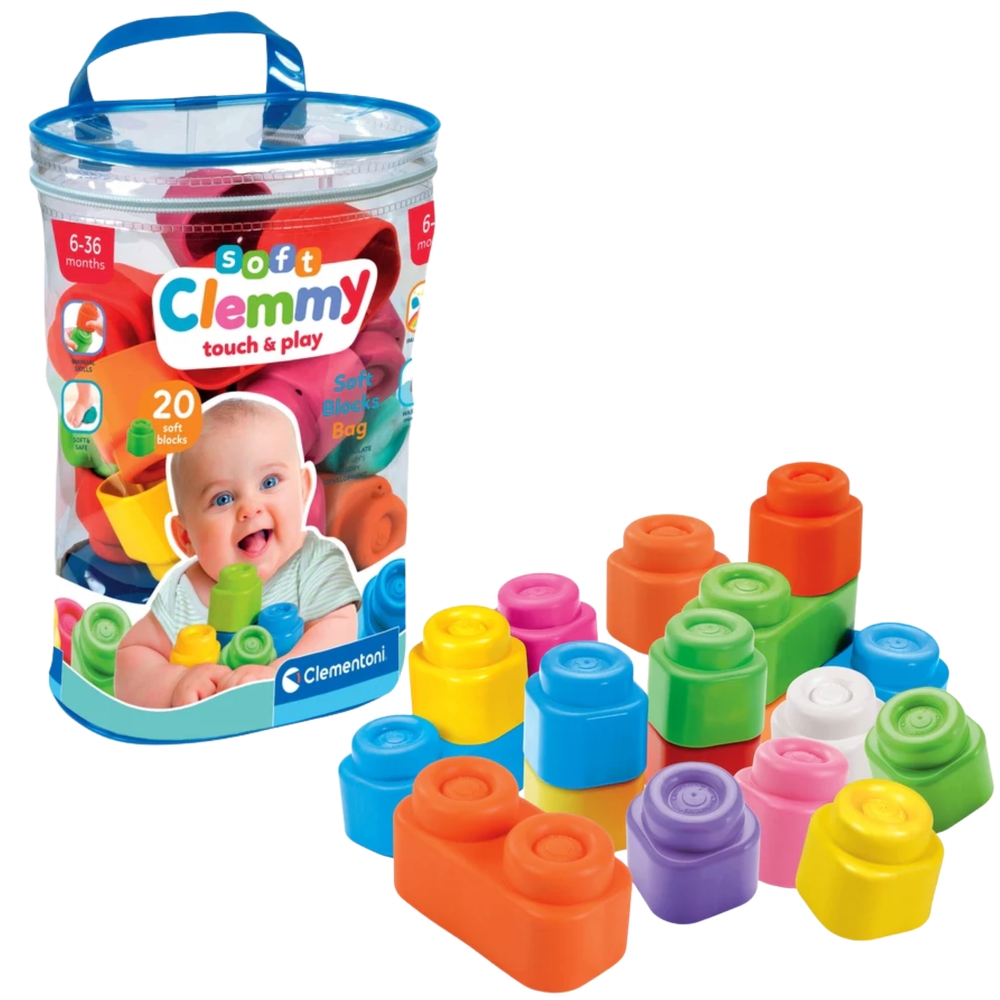 CLE BABY Clemmy woreczek 20 klocków 17877