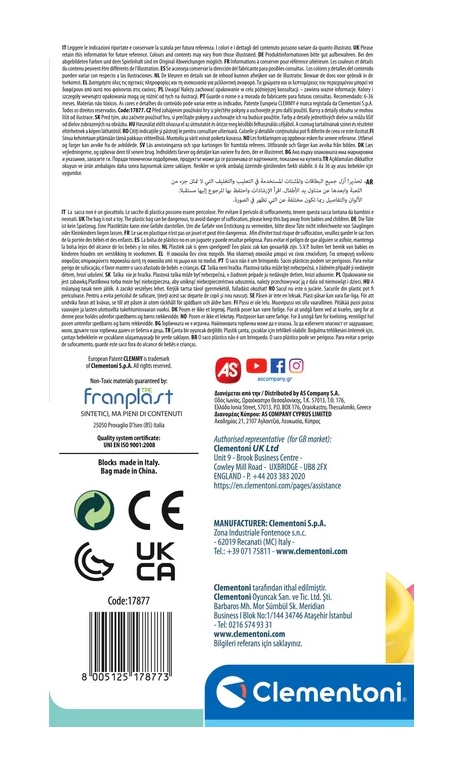 CLE BABY Clemmy woreczek 20 klocków 17877