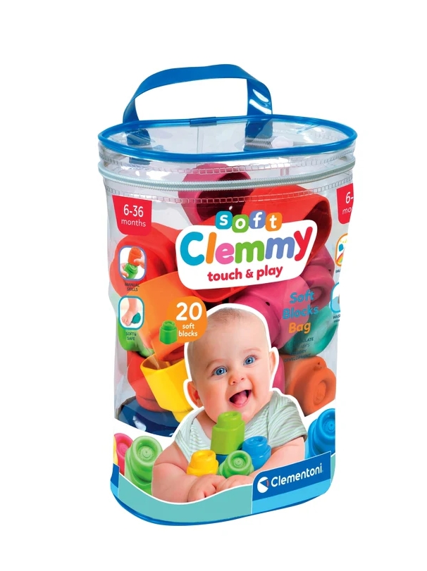 CLE BABY Clemmy woreczek 20 klocków 17877
