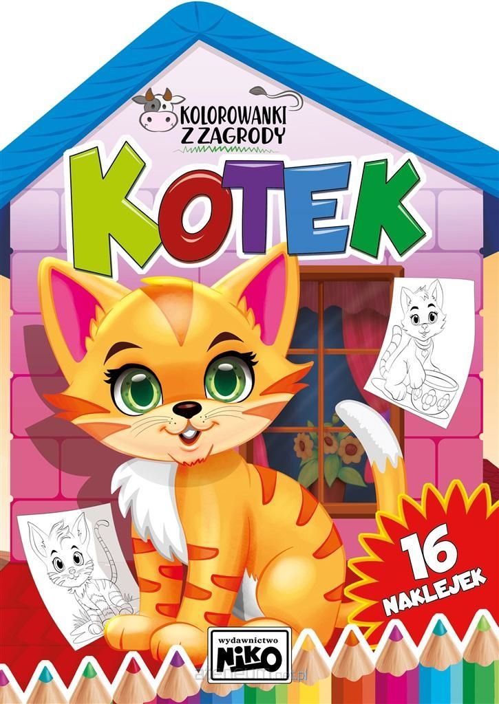 KSIĄŻECZKA KOTKI + NAKLEJKI