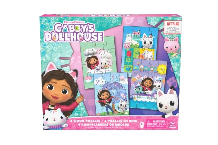 SPIN Gabi puzzle drewniane 4-pak 6067990 /3