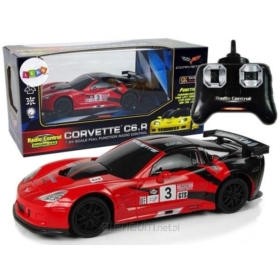 Auto Sportowe R/C 1:24 Corvette C6.R Czerwone 2.4