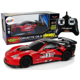 Auto Sportowe R/C 1:24 Corvette C6.R Czerwone 2.4
