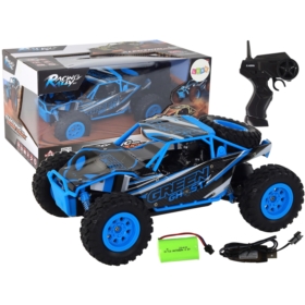 Autko Terenowe Zdalnie Sterowane R/C 1:24 Niebiesk