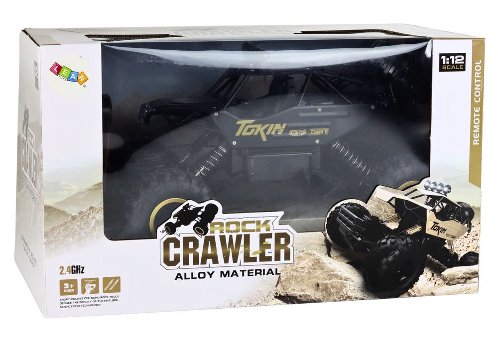 Auto Terenowe Zdalnie Sterowane RC 1:12 Czarne 4x4
