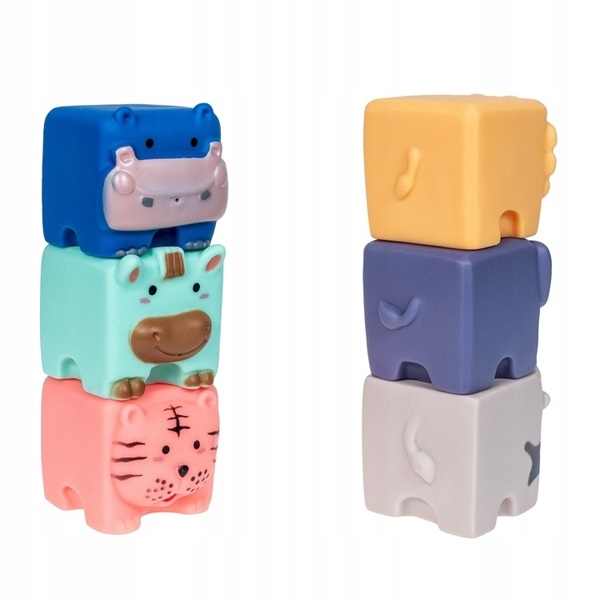 SMILY PLAY KLOCKI SENSORYCZNE MIĘKKIE