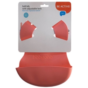 BABY ONO ŚLINIAK KIESZONKA REGULOWANE ZAPIĘCIE RÓŻ