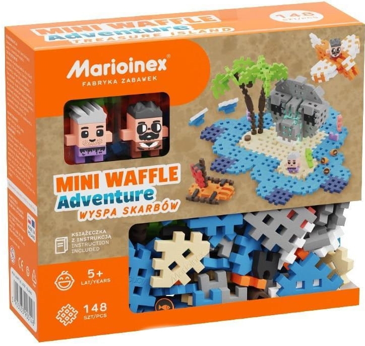 MARIOINEX KLOCKI WAFLE MINI WYSPA SKARBÓW