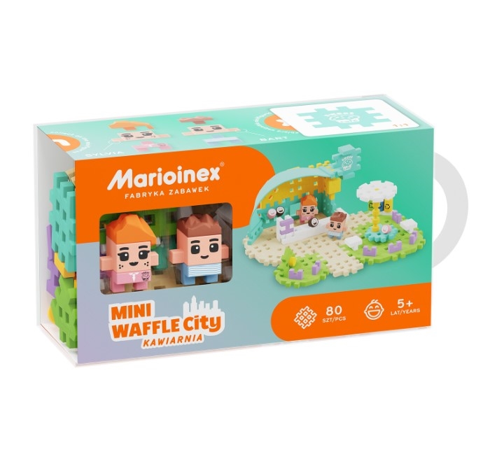 MARIOINEX KLOCKI WAFLE MINI KAWIARNIA