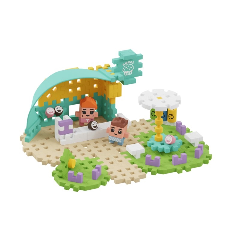 MARIOINEX KLOCKI WAFLE MINI KAWIARNIA