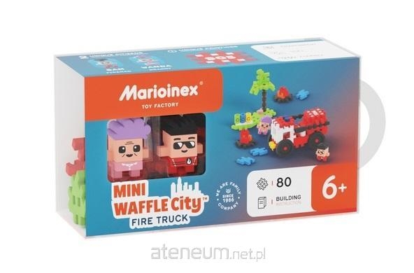 MARIOINEX KLOCKI WAFLE MINI WÓZ STRAŻACKI