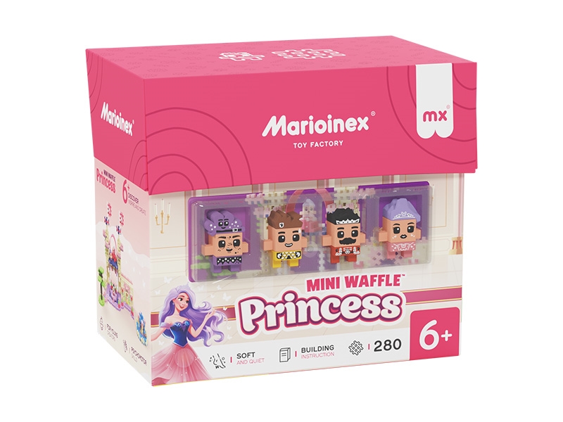 MARIOINEX KLOCKI WAFLE MINI KSIĘŻNICZKI