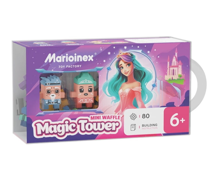 MARIOINEX KLOCKI WAFLE MINI KSIĘŻNICZKI