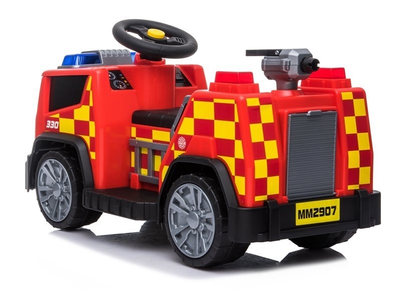 Auto na akumulator Wóz strażacki TR1911 Czerwony